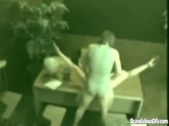 Young office worker with adorable brunette hair In the workplace, a BBC slut copulates and blows wang.